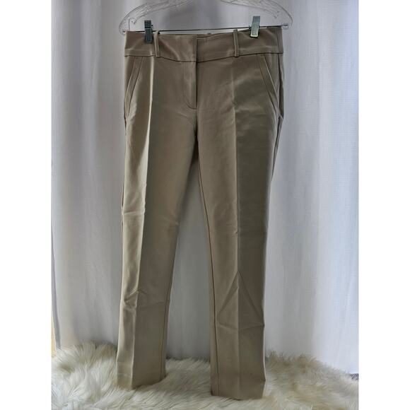 Ann taylor Loft Modern Skinny ankle Pants tan size 4 - Picture 1 of 8